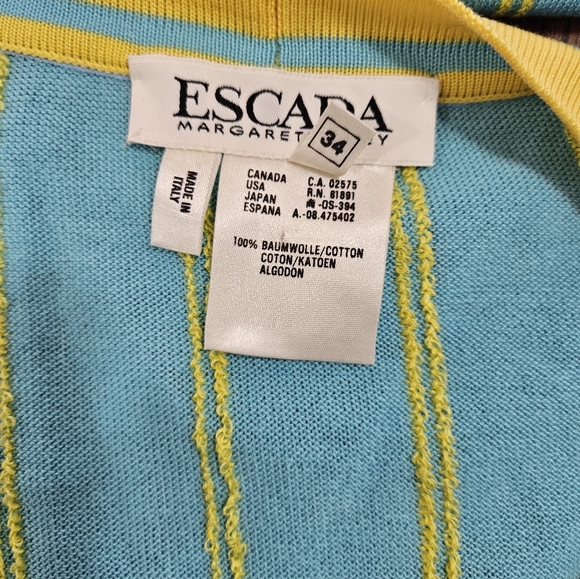 Escada 90's Open Front Cardigan - Picture 4 of 6